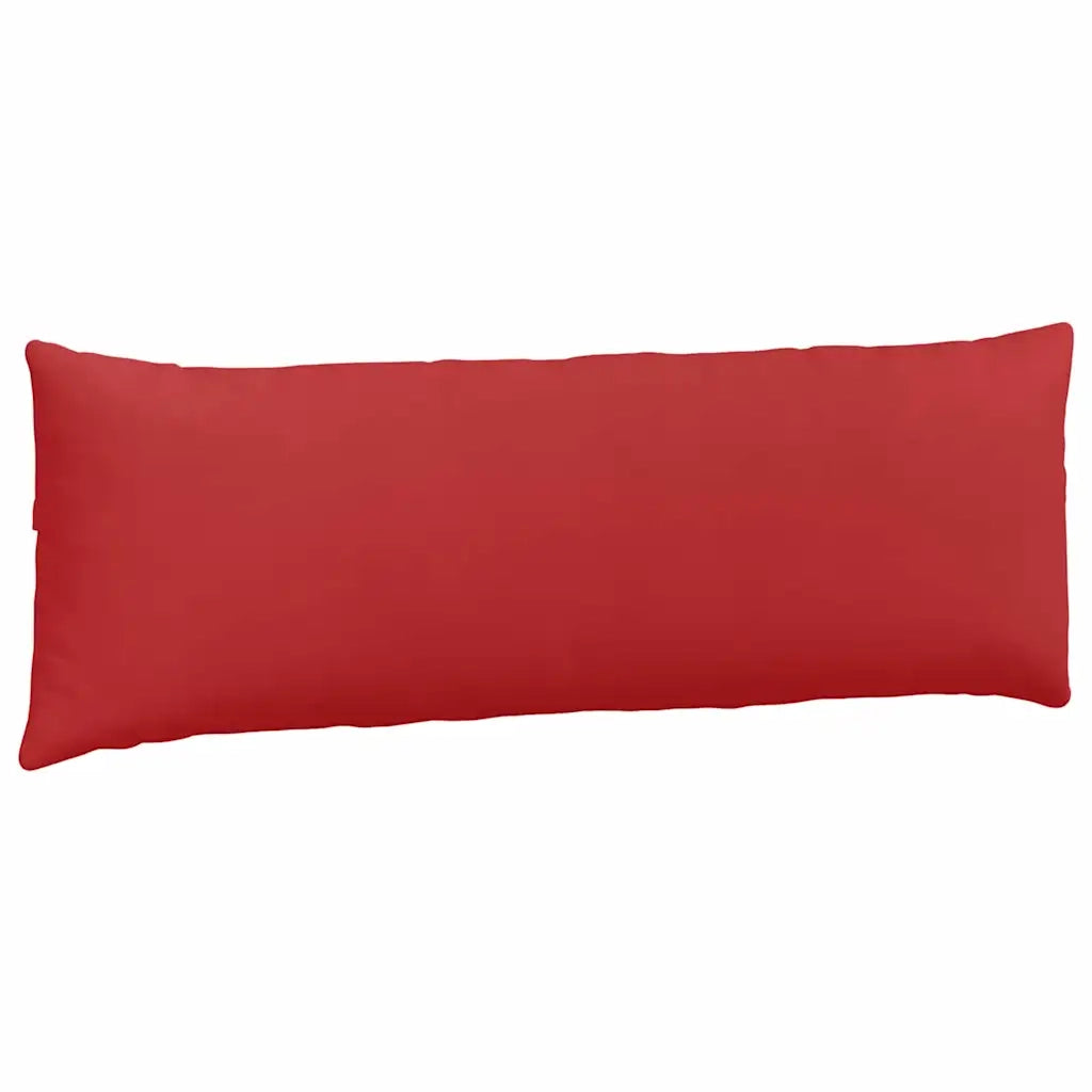Cuscini da Divano 2 pz | Cuscini per sedie Rosso 120 x 40 cm Tessuto