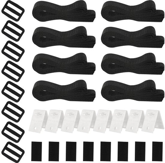 Kit di accessori per piscine in terra, compreso olio per manutenzione, cinghie di fissaggio, viti, ganci, cinghie di sostegno, adatto per piscine in terra.