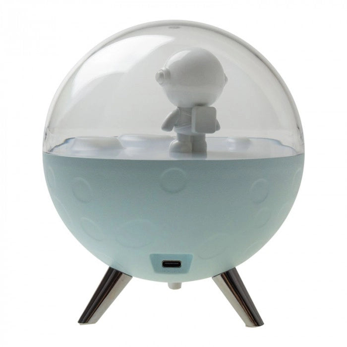 Lampada notte LED luna RGBW ricaricabile blu Mary's