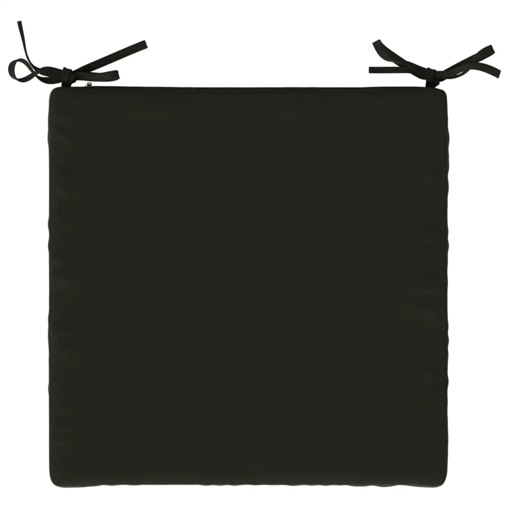 Cuscini per Sedia in 4 Pezzi SOEST 4 pz 100% Poliestere Nero 944542