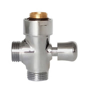 Deviatore tondo in ottone cromato