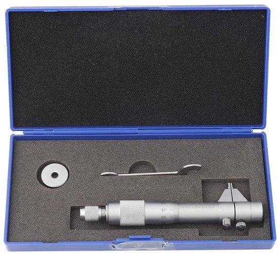Binnenschroefmaat con vergrendeling, precisione 0,01 mm, diametro interno 5-30 mm