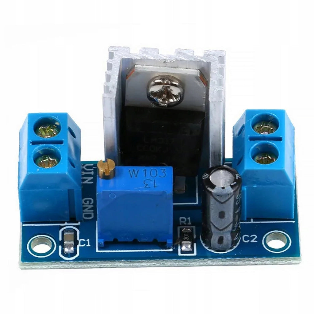 Stabilizzatore Regolabile LM317 1.5A 37V – Alta Efficienza e Stabilità | Tensione Fino a 37V | Progetti Elettronici DIY