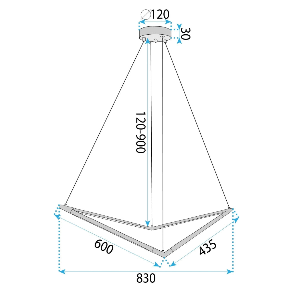 Lampada Da Soffitto Led App1776-cp Brush Gold