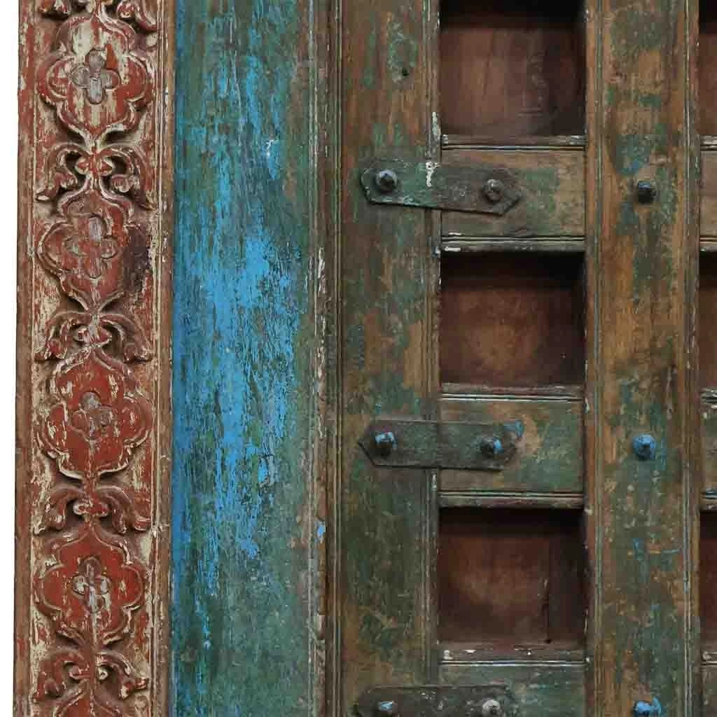 Porta in legno marrone 155x37x226h cm
