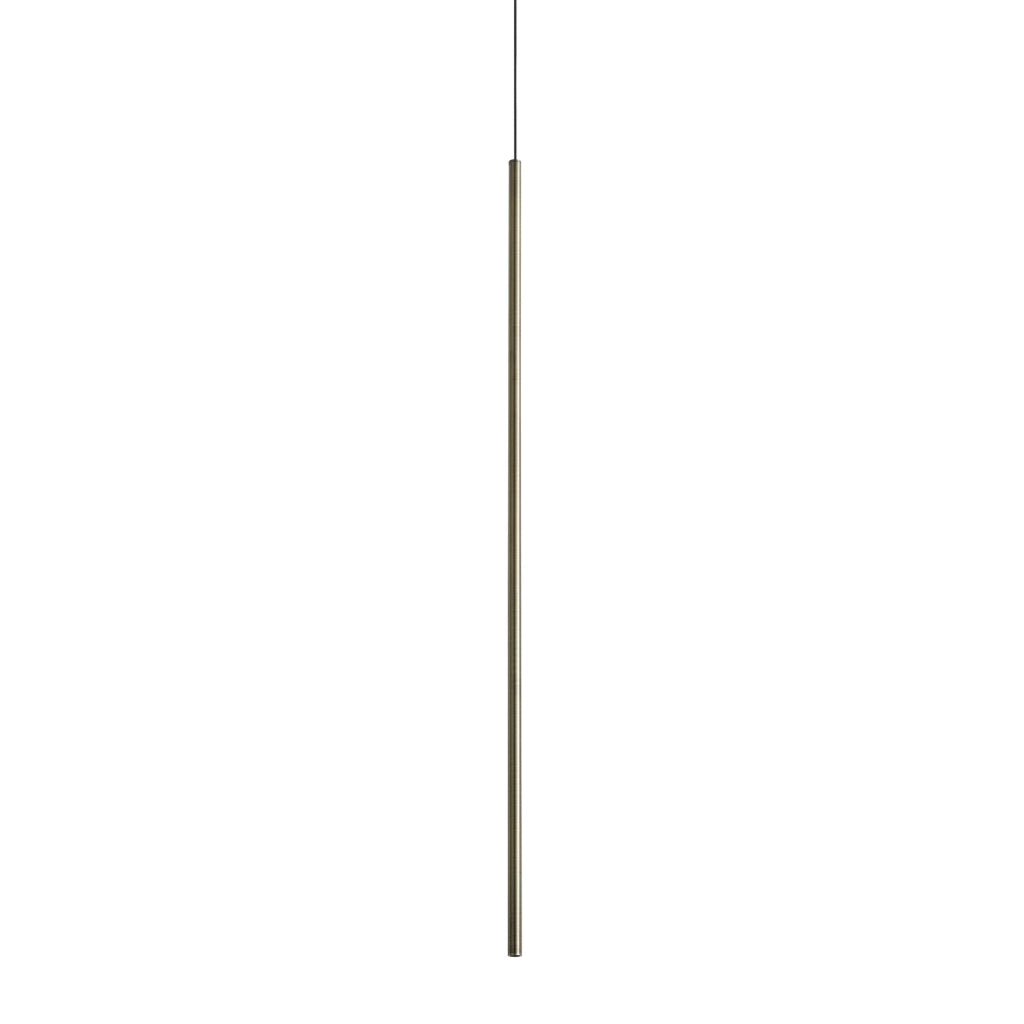 Lampada A Sospensione Look 1 Luce Led Integrato Ottone