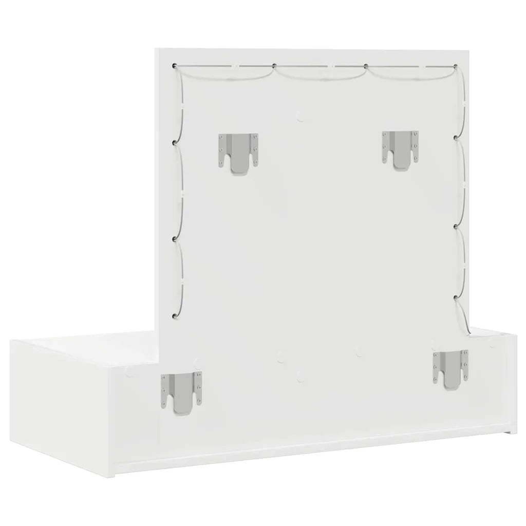 Toeletta | Tavolo da Trucco Bianco 83 x 40 x 70 cm Legno multistrato