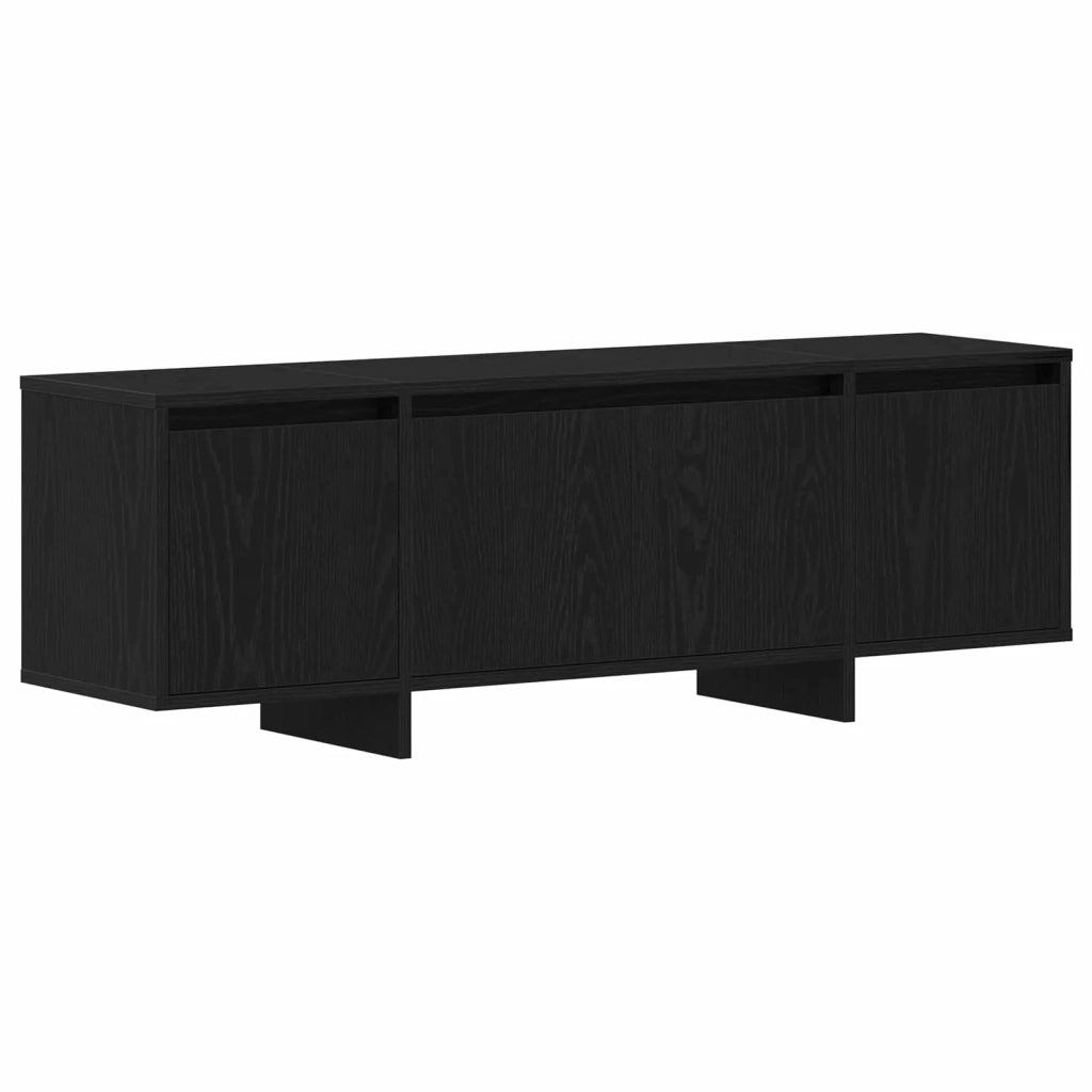 Mobile TV Rovere Nero 120 x 30 x 40,5 cm Legno multistrato 862709