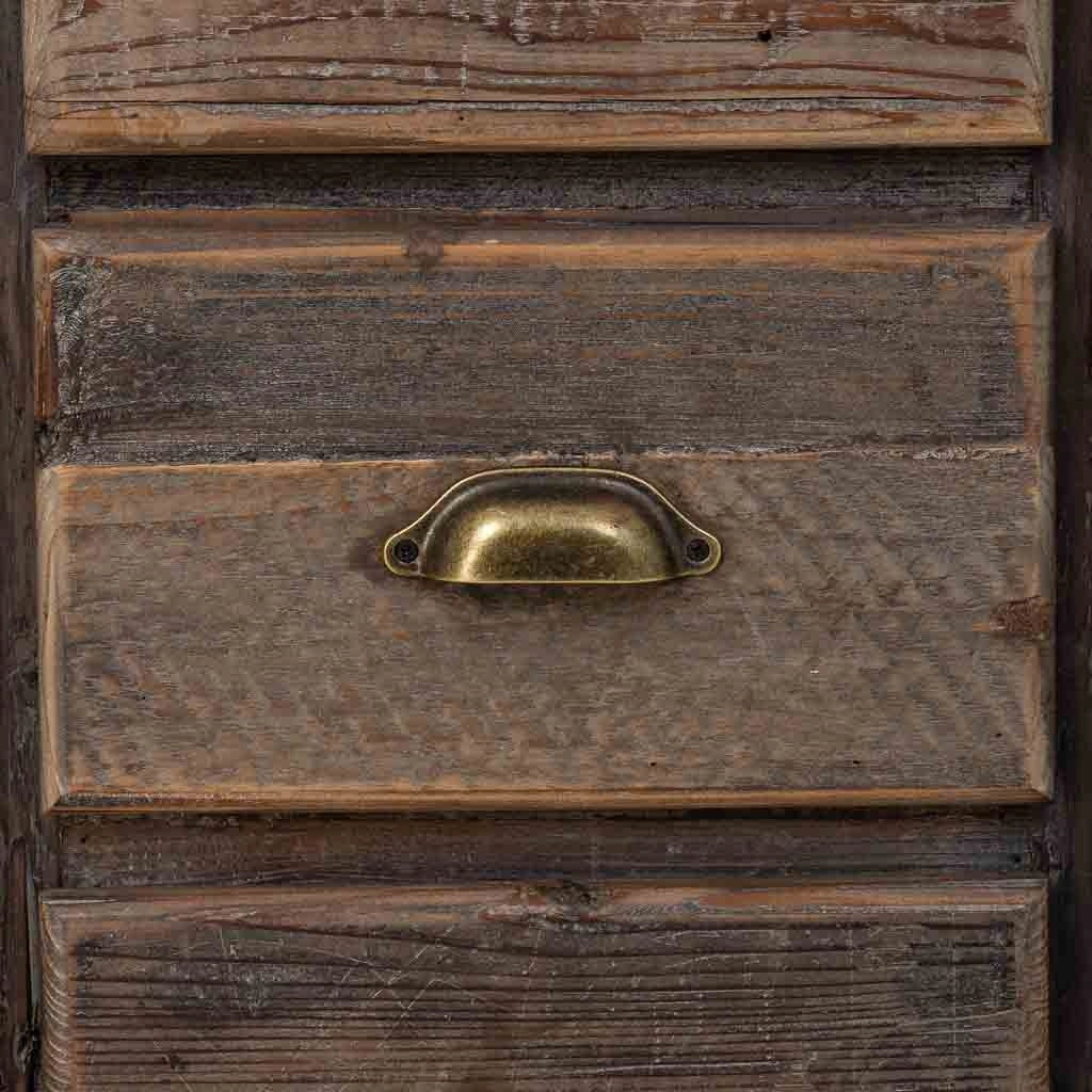 Comodino in legno con 3 cassetti 48x38x76,5