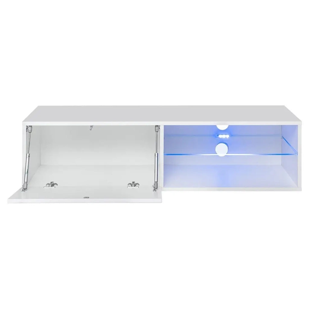 Set arredo salotto SWITCH XXIV design, colori bianco e quercia.