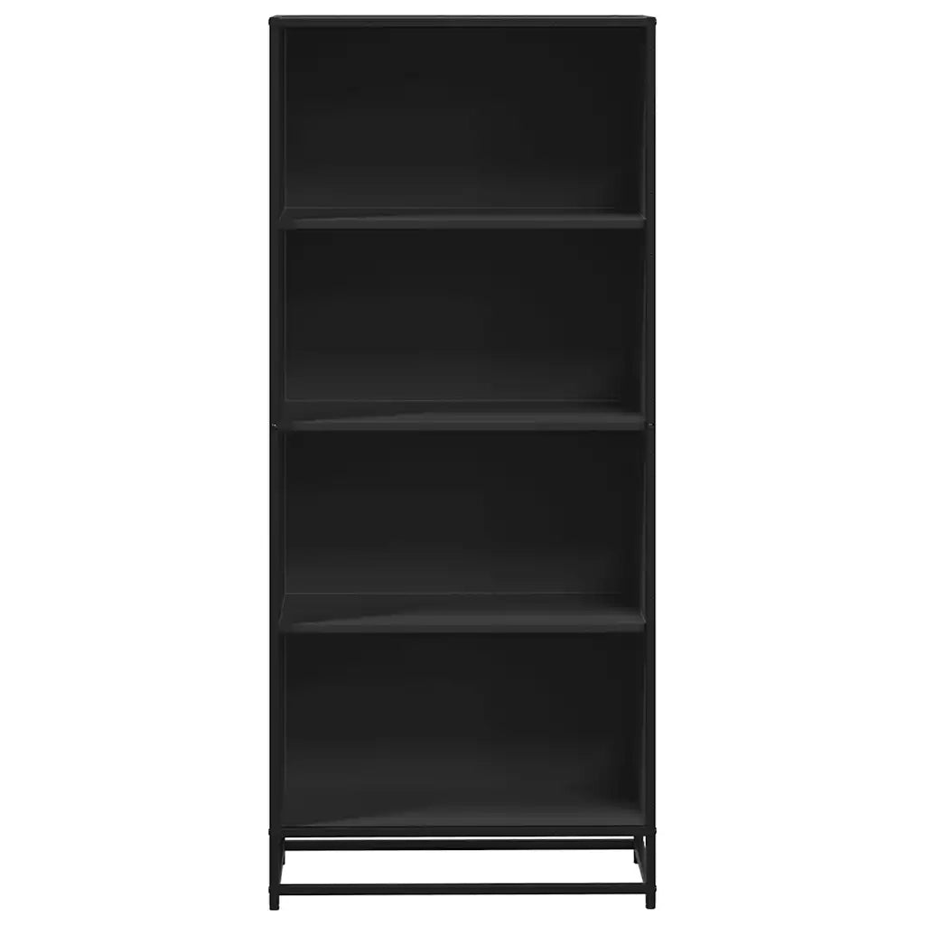 Libreria Nera 60x35x139 cm in Truciolato 3300840