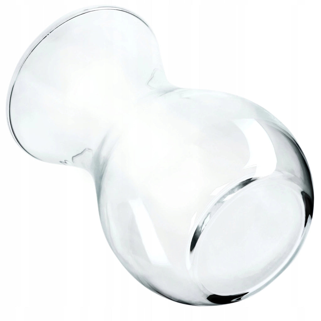 Vaso in vetro KADAX per fiori e bouquet, trasparente, classico, 18 cm, 2 pezzi