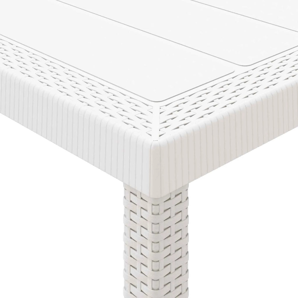 Set da Pranzo per Giardino 9 pcs Grigio chiaro Polipropilene 3378750