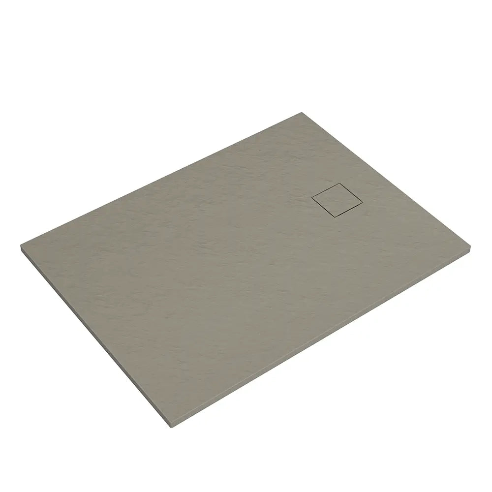 Piatto doccia 80x150 cm colore marrone effetto pietra | Samos