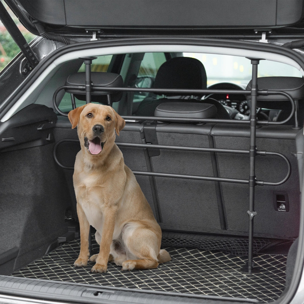 Barriera Protettiva Auto per Cani ¨C Minimal ¨C Nero 87-135x60-105 cm