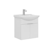 Mobile lavabo "Purus 55" - 55 x 50 x 58 cm - Bianco