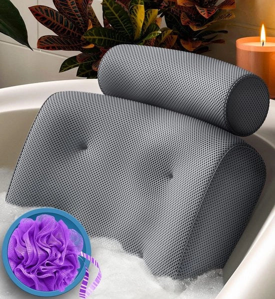 Cuscino da Bagno per Annaffiature di Lusso - Supporto Cervico-Scolare e dorsale