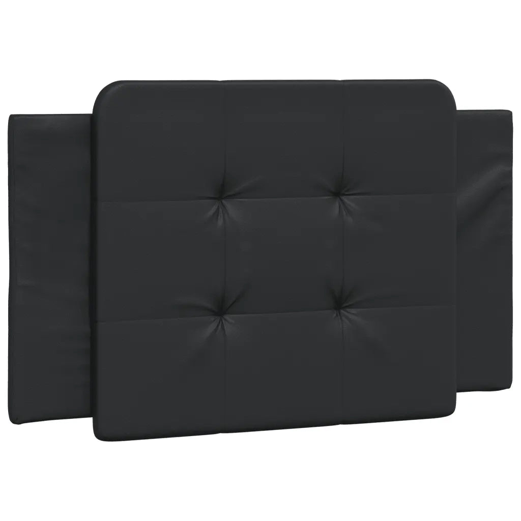 Cuscino Testiera Zadar Nero 80 cm in Similpelle 374829