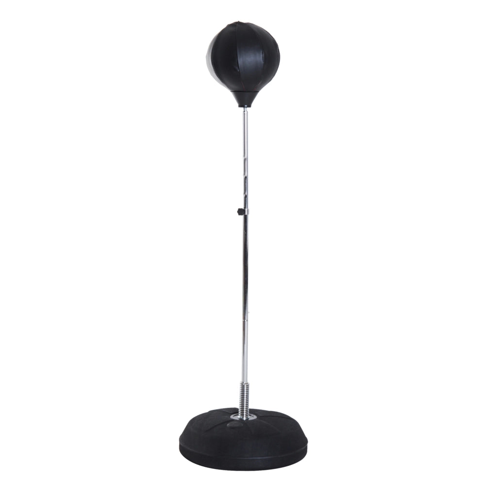 Set da boxe con punching ball regolabile in altezza ¨C Minimal ¨C 126-144 cm nero