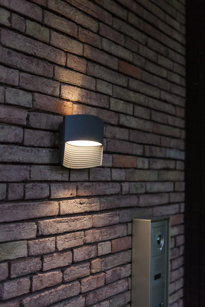 Applique esterna LED LOTUS antracite 11W IP54 Lutec