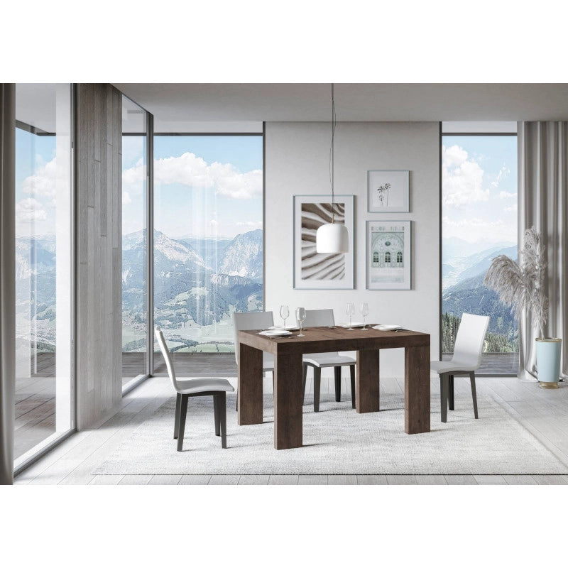 Tavolo allungabile 120/380x90 cm Roxell - Noce