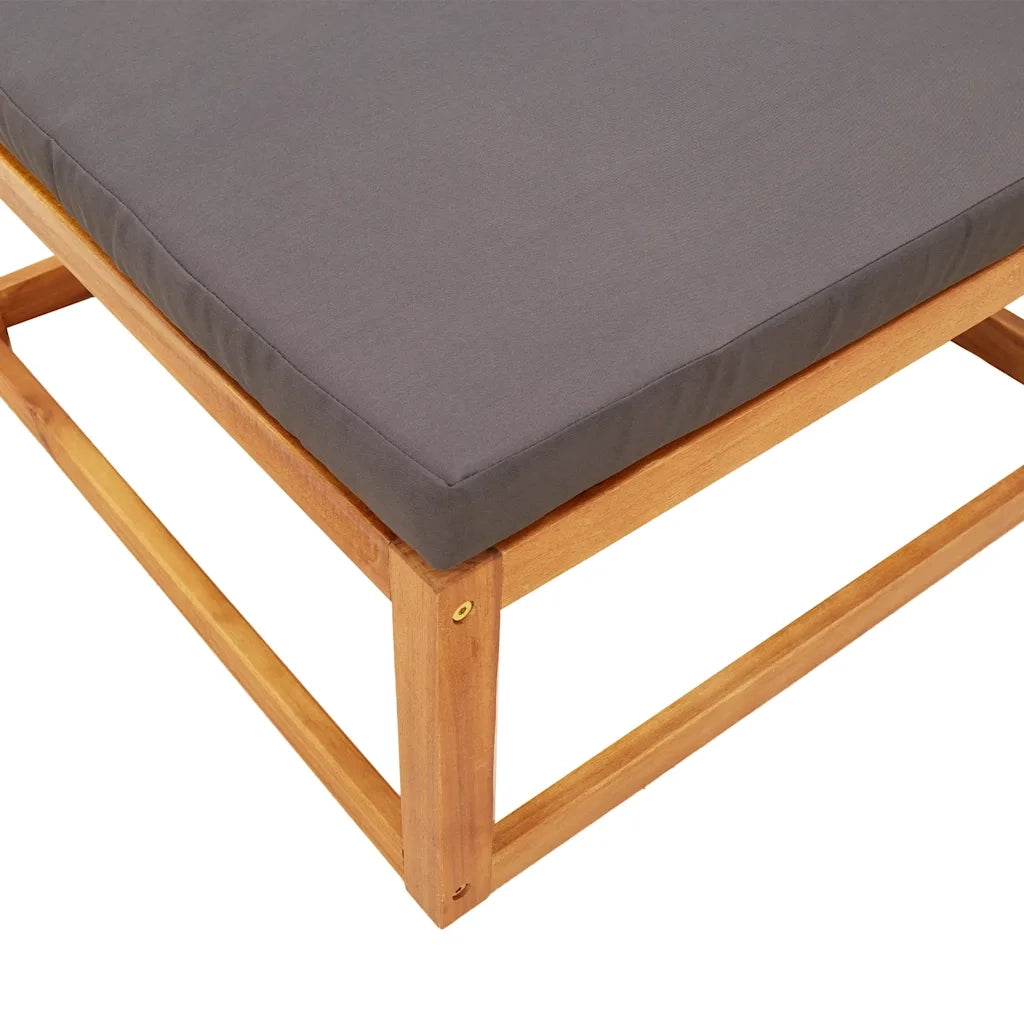 Set di divani da giardino 3 pz | Set Salotto da Giardino con cuscini in legno di acacia e rattan