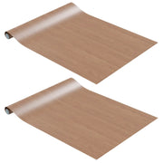 Pellicole Autoadesive Mobili 2 pz Rovere Chiaro 500x90 cm PVC CFW3524101