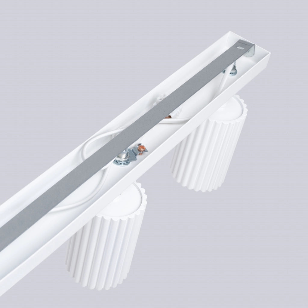 Lampada da soffitto KARBON 6L bianco