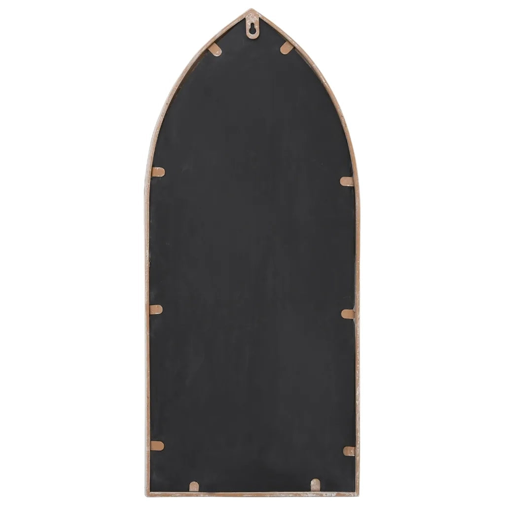 Specchio da Giardino Sabbia 70x30 cm in Ferro per Uso Esterno 318363