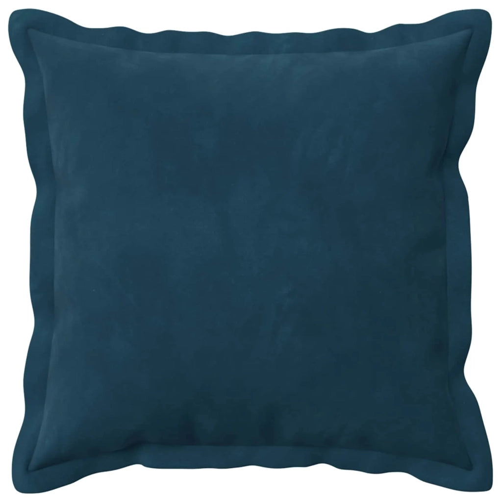 Federa 6 pcs HOUTEN Blu 45 x 45 cm Velluto 918536