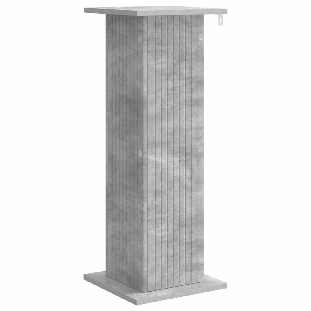 Supporto per piante Grigio Cemento 30,5 x 30 x 80,5 cm 899768