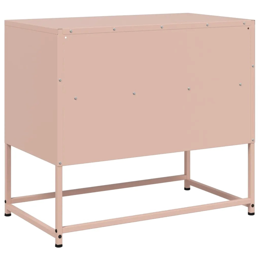 Mobile TV Rosa 68x39x60,5 cm in Acciaio 846549