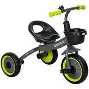 Triciclo per bambini con campanello e cestino ¨C Minimal ¨C nero