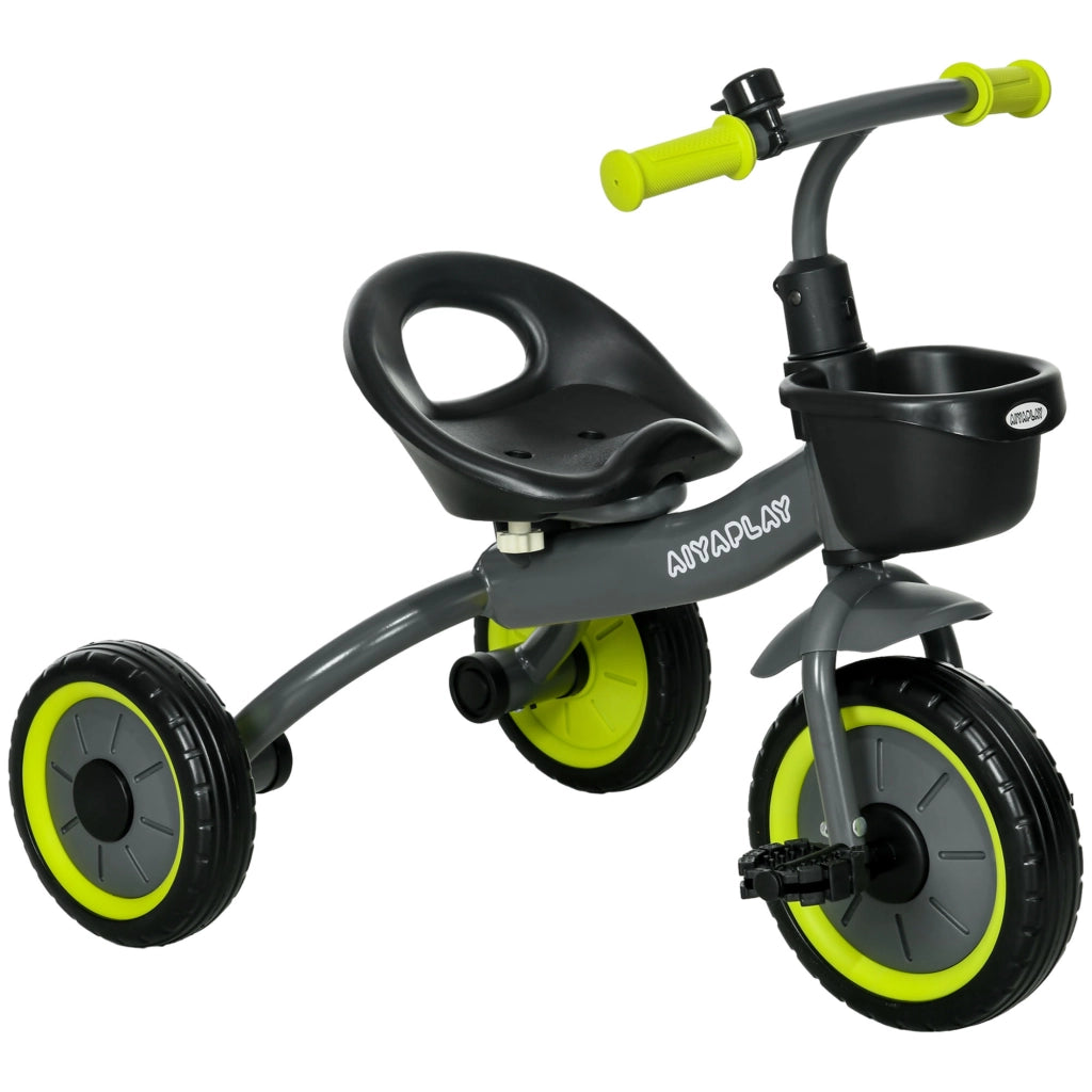 Triciclo per bambini con campanello e cestino ¨C Minimal ¨C nero