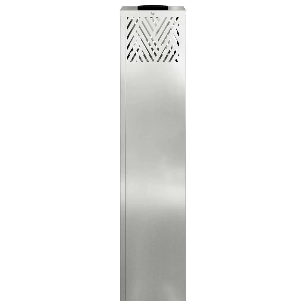 Faro LED solare per sentieri 2 pcs Argento Zincato 879735