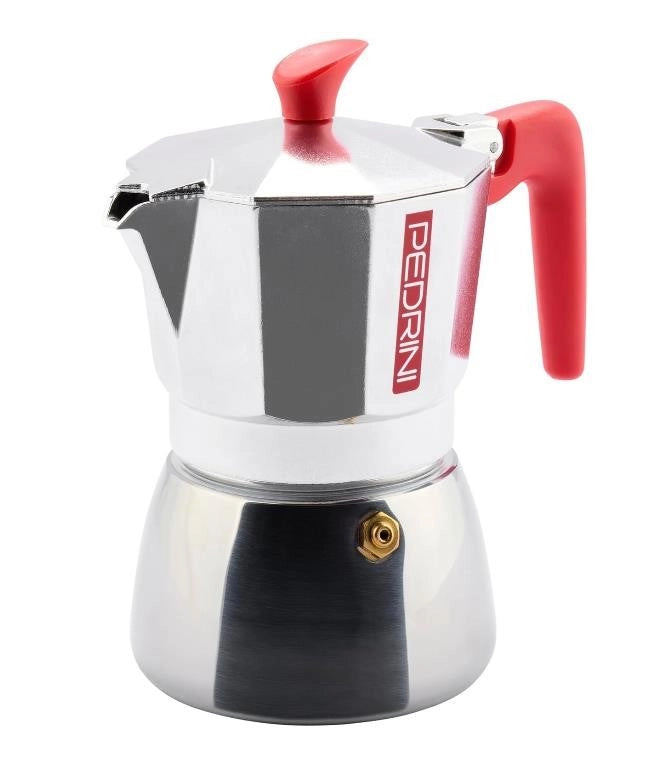 Macchinetta Caffè Caffettiera Moka Aroma anche Induzione 3 Tazze