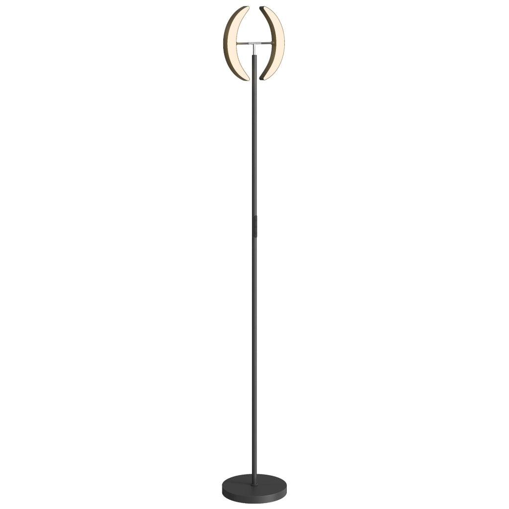 Lampada da terra RGB regolabile e orientabile ¨C zephmum ¨C Nero