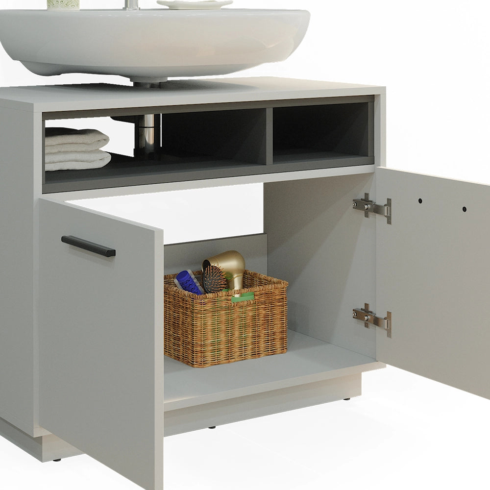Mobile sottolavabo per bagno Beatrice Grigio 80 x 64 cm Vicco