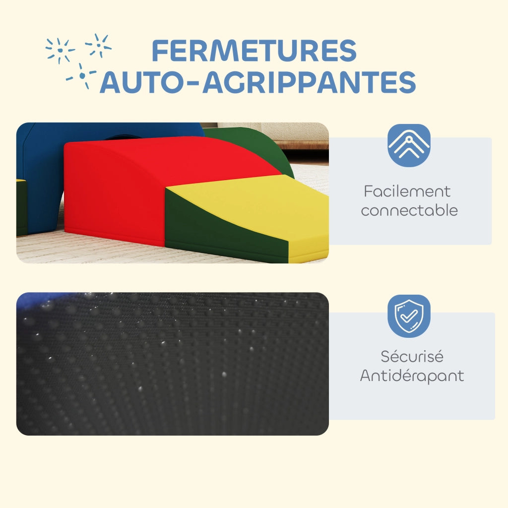 Tappeto per motricit¨¤ 5PCS in schiuma EVA ¨C Minimal ¨C multicolore