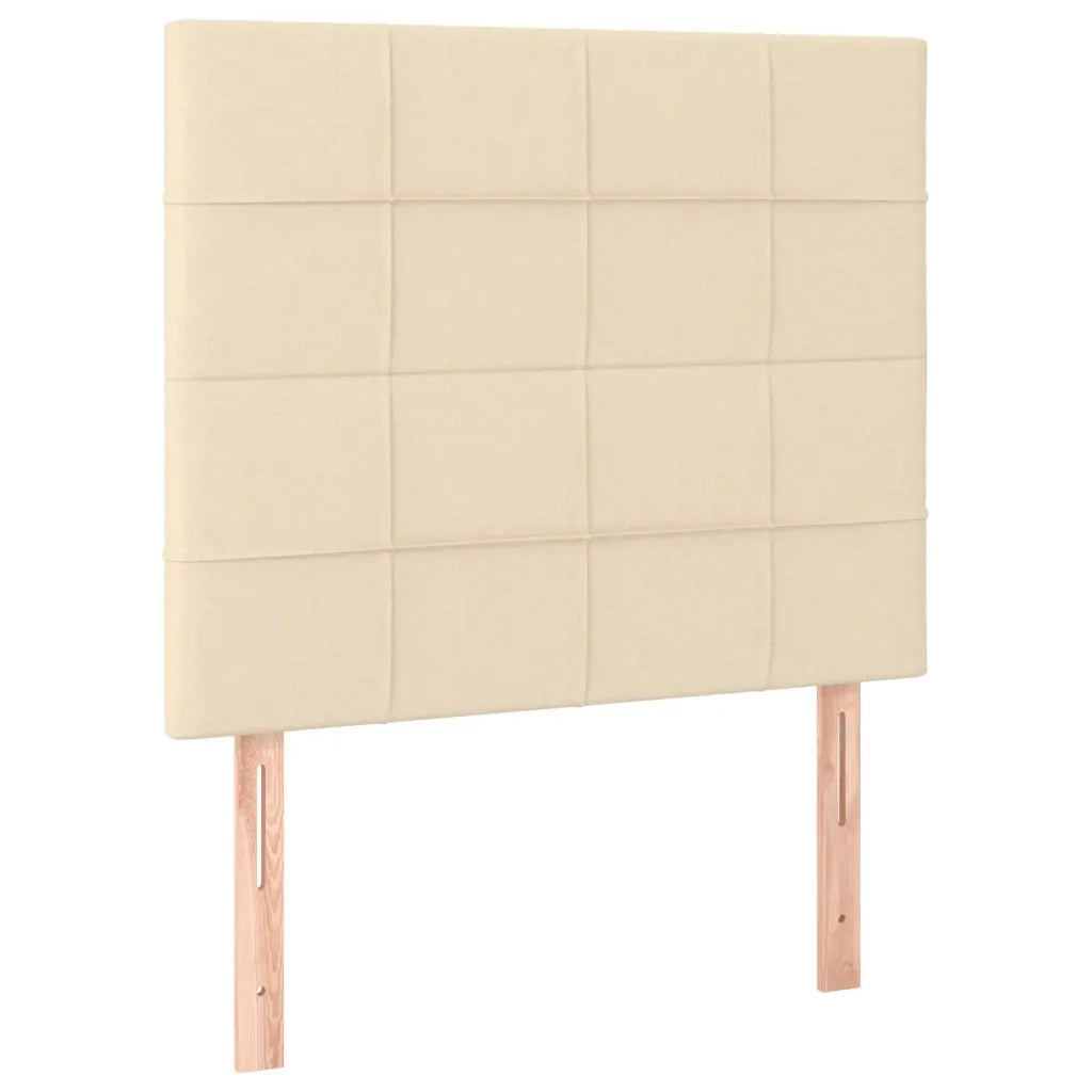 Testiera | Testata Crema 80x5x118/128 cm Tessuto
