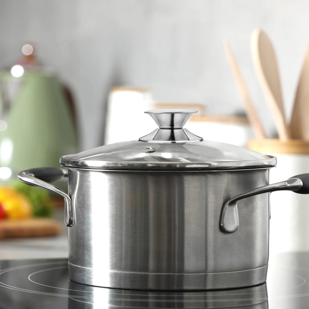 Coperchio in vetro KADAX da 24 cm, universale, resistente al calore, per pentole e padelle.