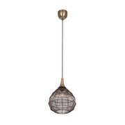 Sospensione industriale SORAYA Ø42 patina E27 Trio