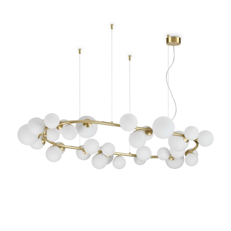 Lampada A Sospensione Perlage Sp30 Bianco Ideal-Lux