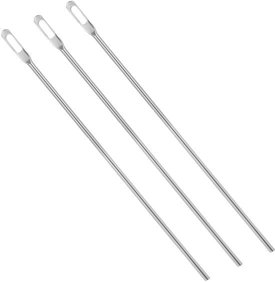 Punti da cucire per porte 3 pezzi - Attaccacavi - Stabilizzatore di angolo - Casa - Ferramenta - Ferro - 22 cm - Puntaspillo da parete