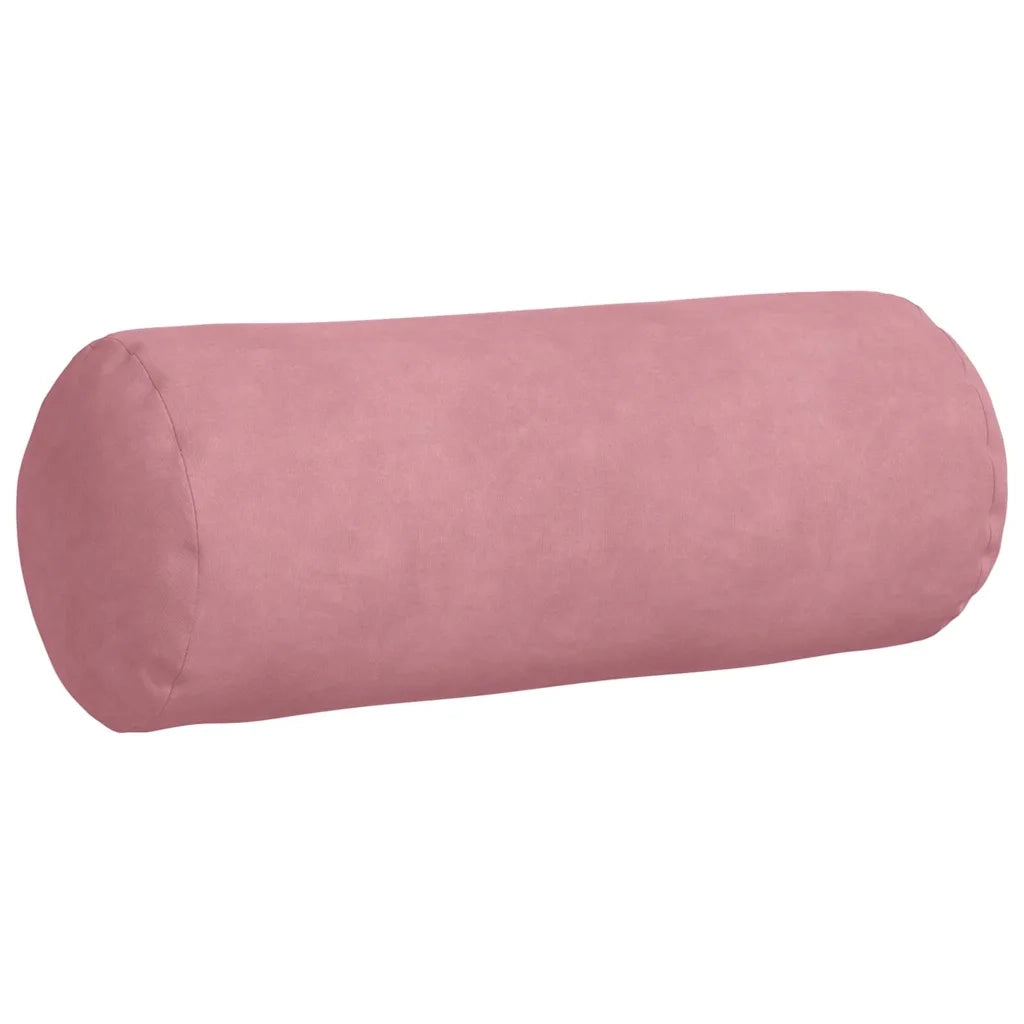 Cuscini a rullo 2 pz | Cuscini per sedie Rosa ? 15 x 40 cm Tessuto in Cords