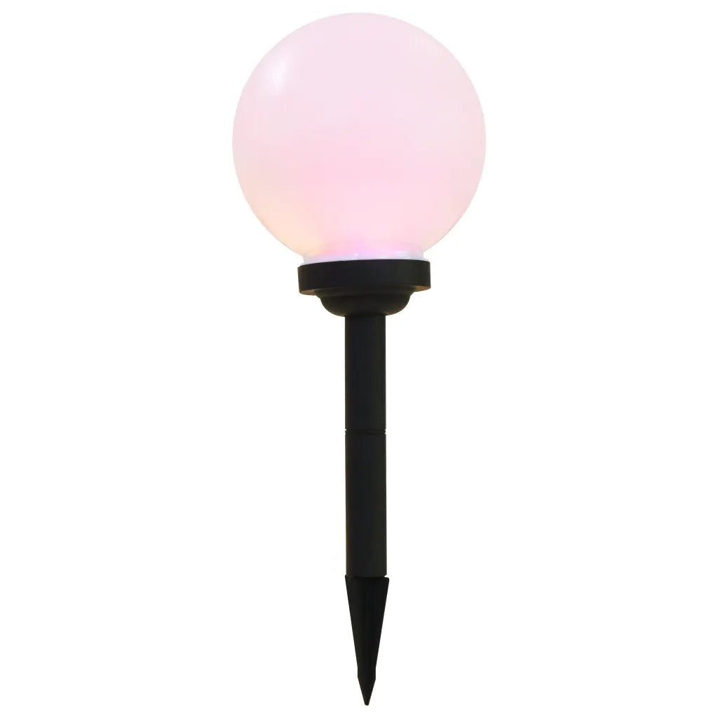 Lampade Solari da Esterni Sferiche 3 pz LED RGB 20 cm 44458