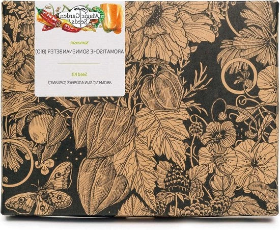 Annaffiatoi aromatici (bio) - Regali di semi per balcone e giardino con pomodoro, peperone e melanzana.