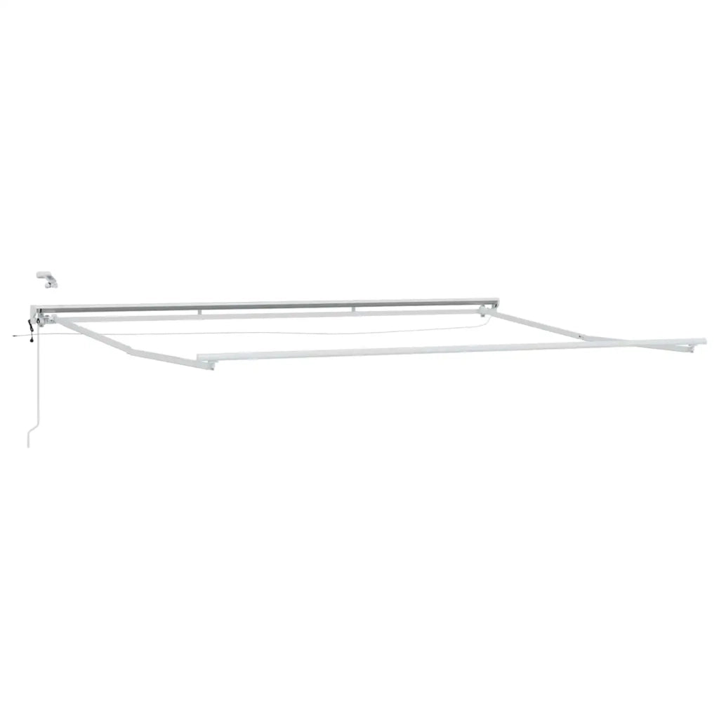 Tettuccio Elettrico Retrattile Blu e Bianco 4 × 3,5 m 3421370