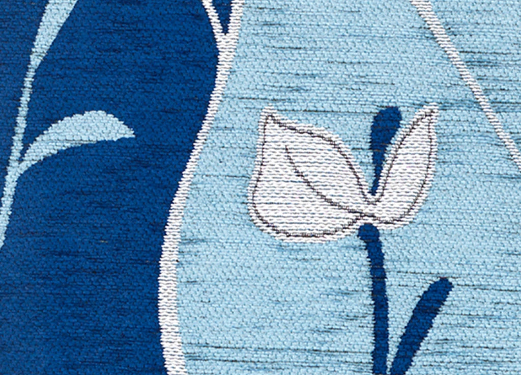 Fodera Arredo Disegno River - 40x40 - Blu
