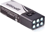 Lanterna LED 9 Volt - compatta e ultra luminosa - luce per campeggio - 1pz